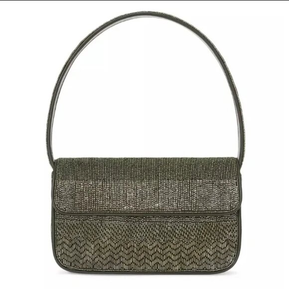 STAUD Tommy Beaded Bag in Avocado - Picture 3 of 11